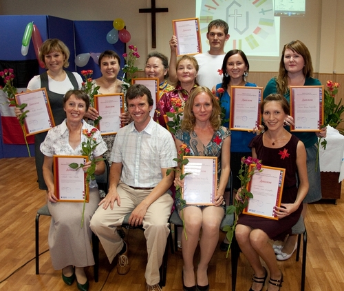 1. Lend.    The first graduating class.